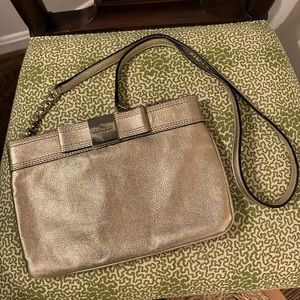 Kate Spade Gold Crossbody Purse!